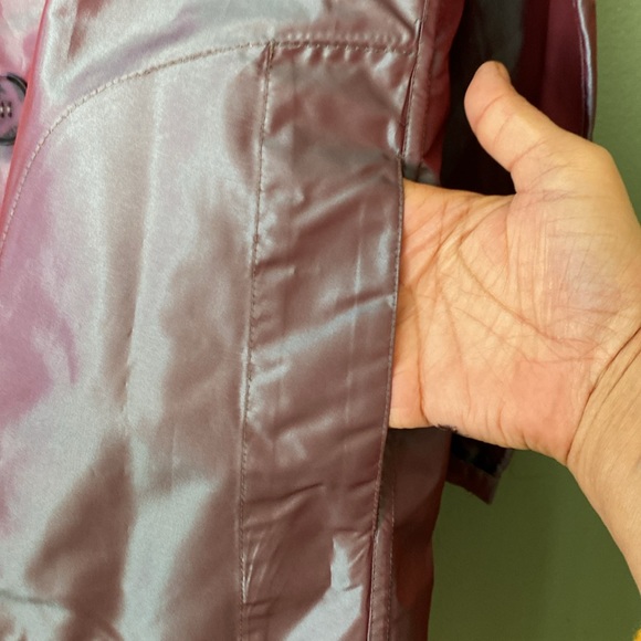 Women’s Sz XS Dennis Basso metallic portrait statement collar casual jacket top - Picture 6 of 11